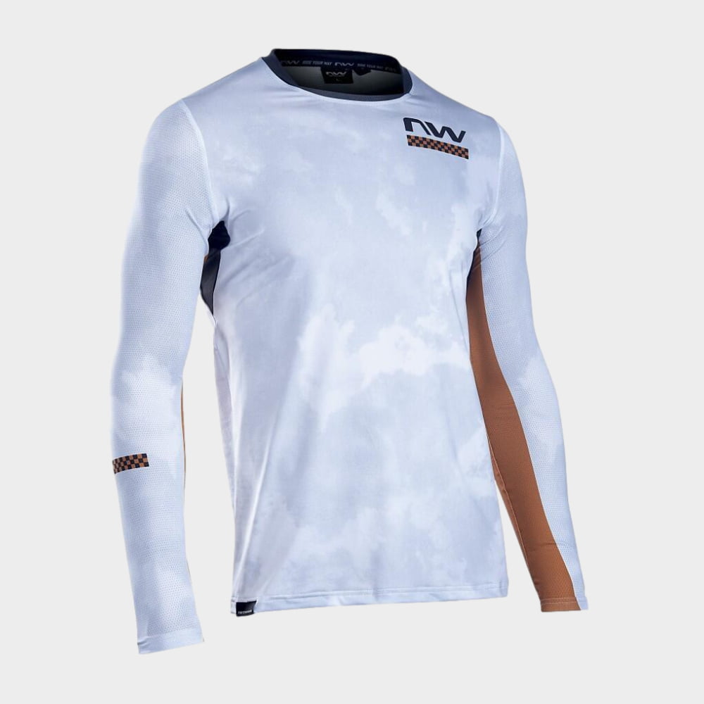 Cykeltröja Nortwave Bomb Jersey LS för mountainbike